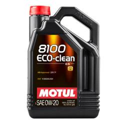 Motul 8100 ECO-CLEAN Engine Oil 0W20 - 5 Liter